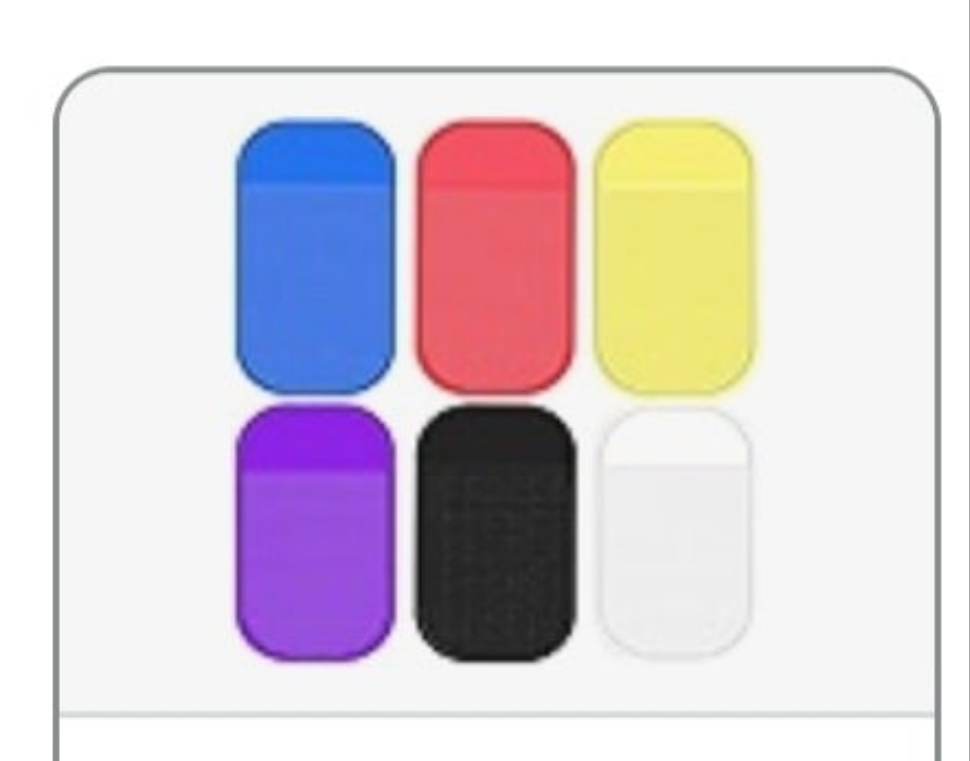 Blulu 6pcs anti slip sticky mats