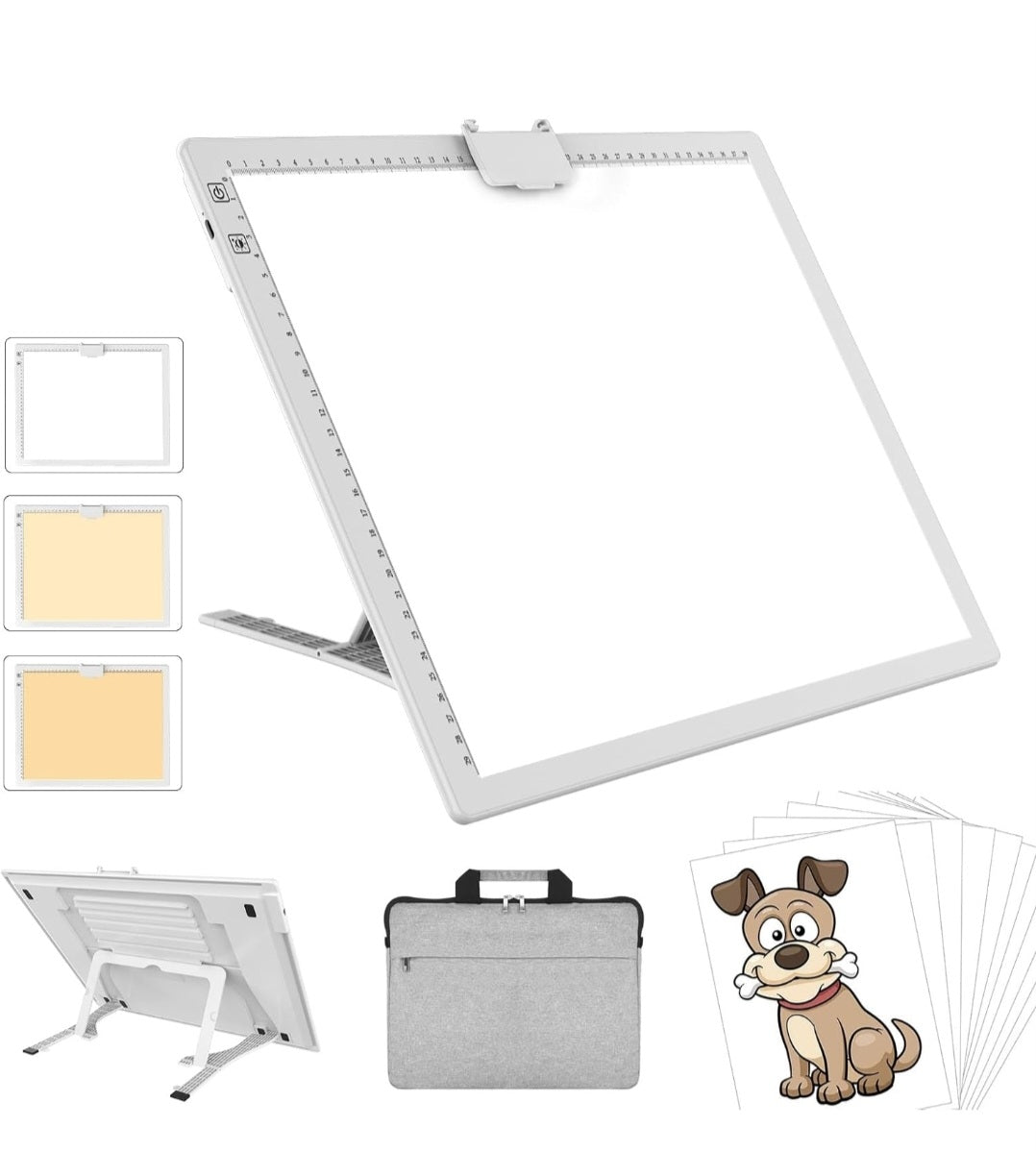 Rechargeable LED Pad with Padded Case