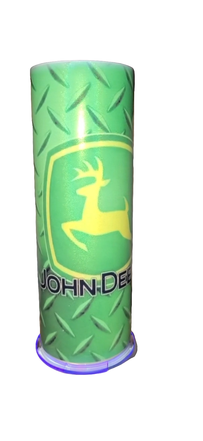 20oz John Deere Glow tumbler