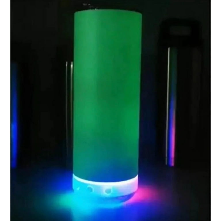 20oz GLOW-IN-THE DARK Bluetooth speaker tumbler