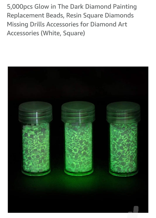 Glow in the dark replacement drills