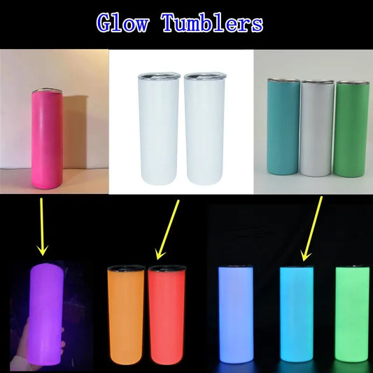 20oz GLOW-IN-THE DARK Bluetooth speaker tumbler